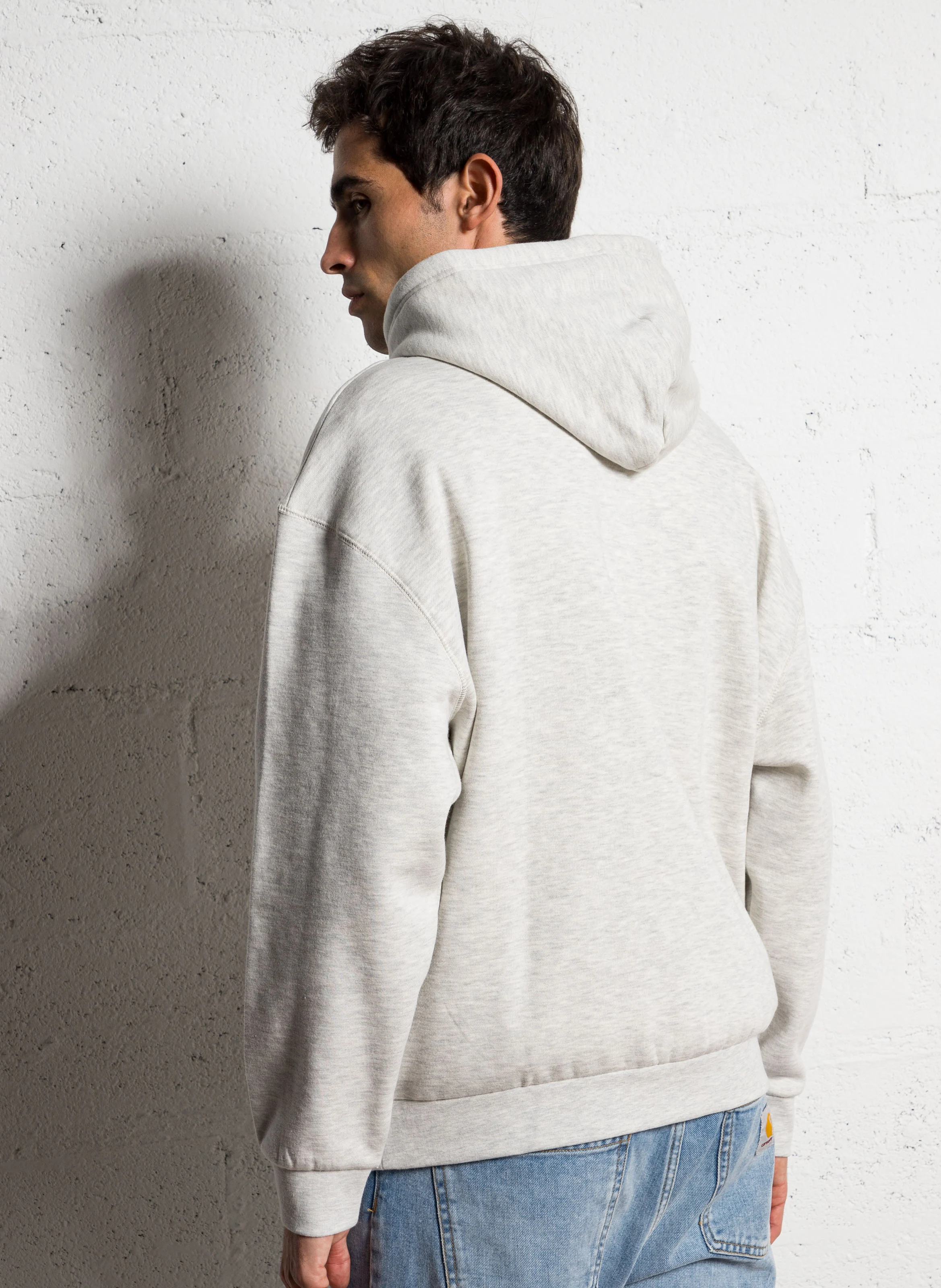 CITY - Sweat oversize en coton mélangé | Gris