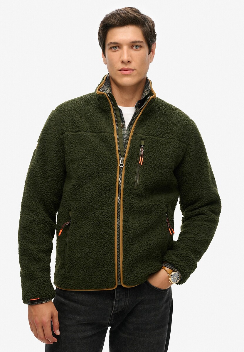 SUPERDRY<br>Lã Sherpa com zíper