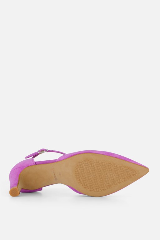 Tamaris Pumps paars Leer