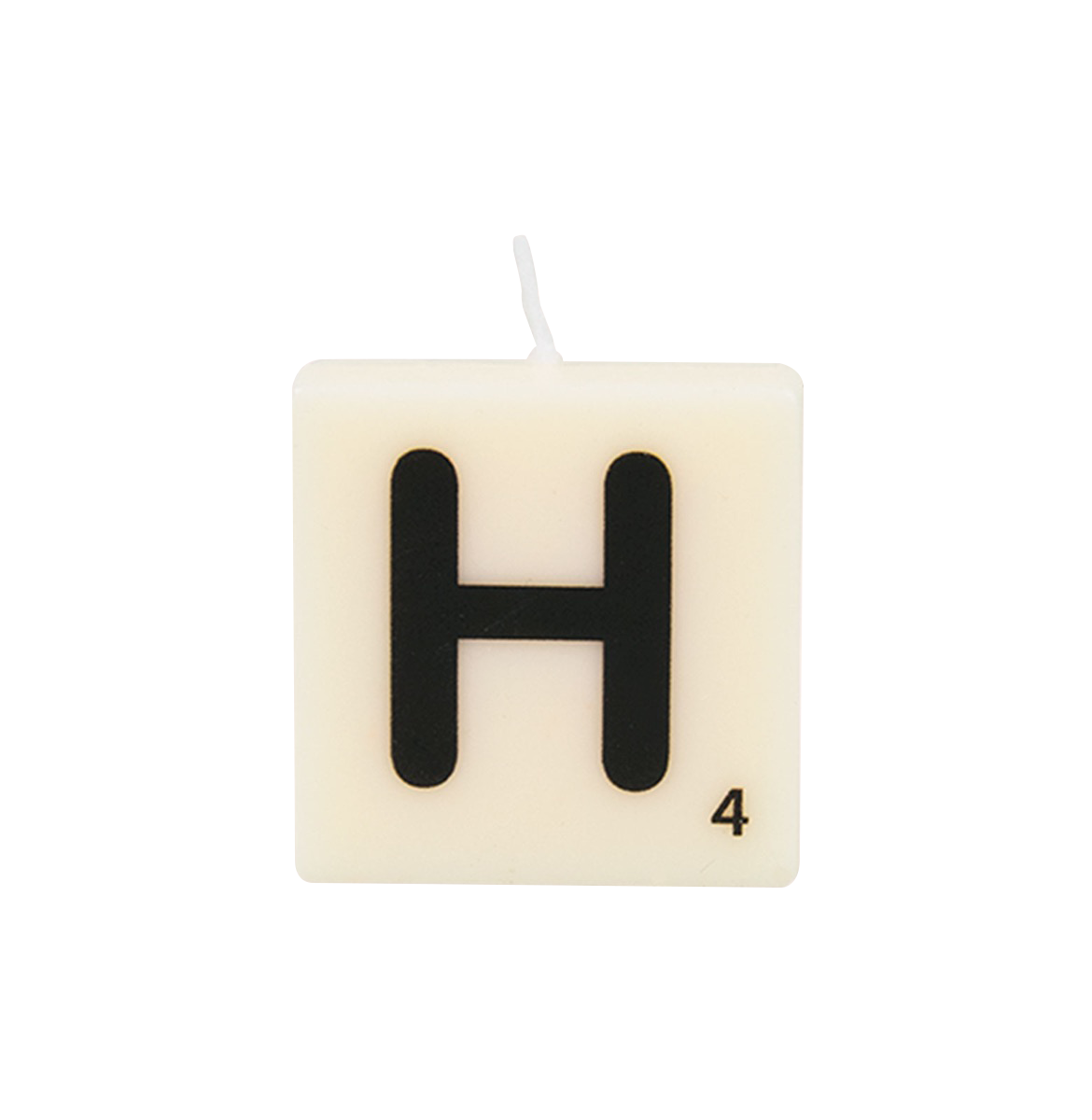 Bougie lettre H The Gift Label