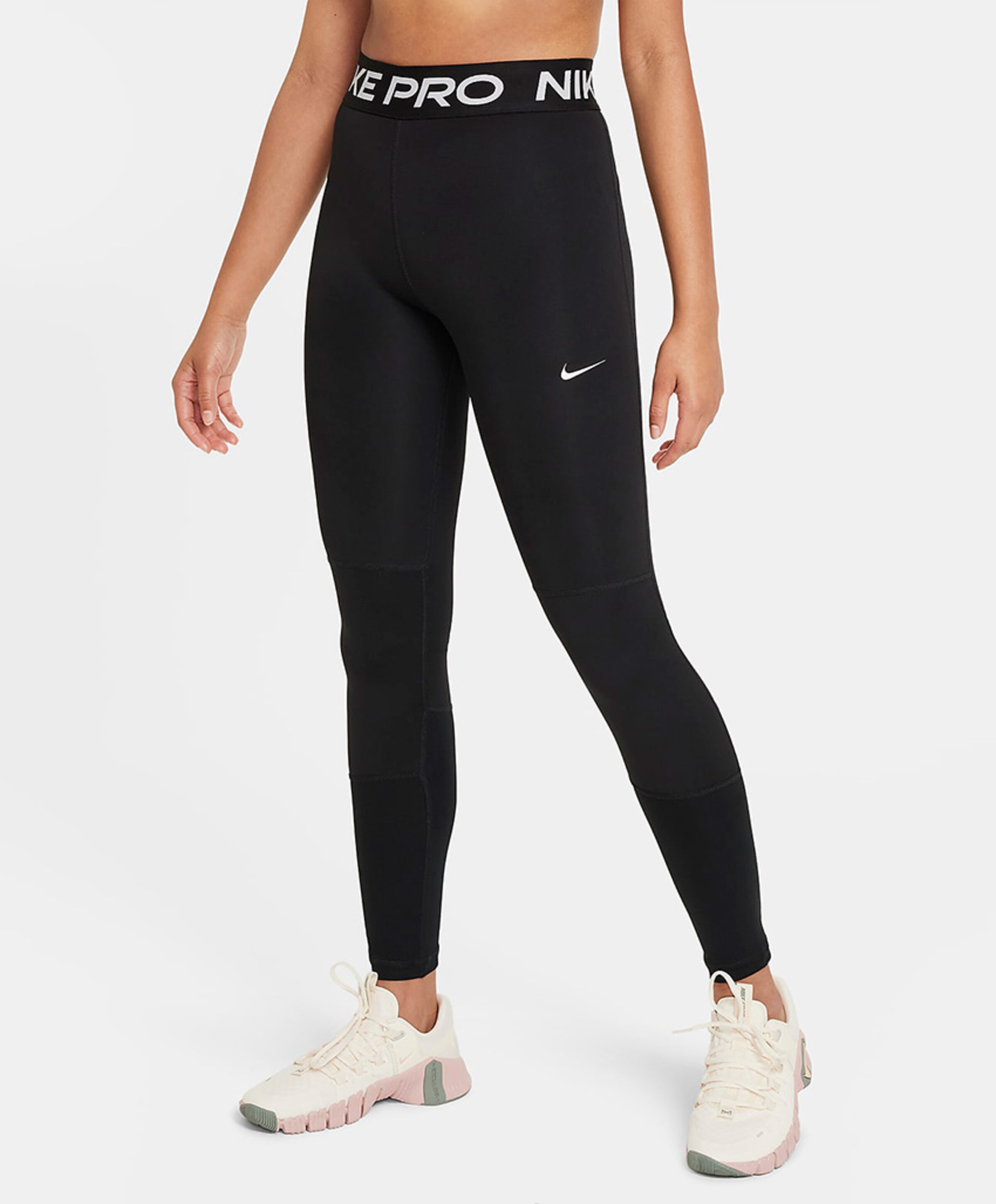 Nike Nike Pro Big Kids' (girls') Legging meisjes tights zwart