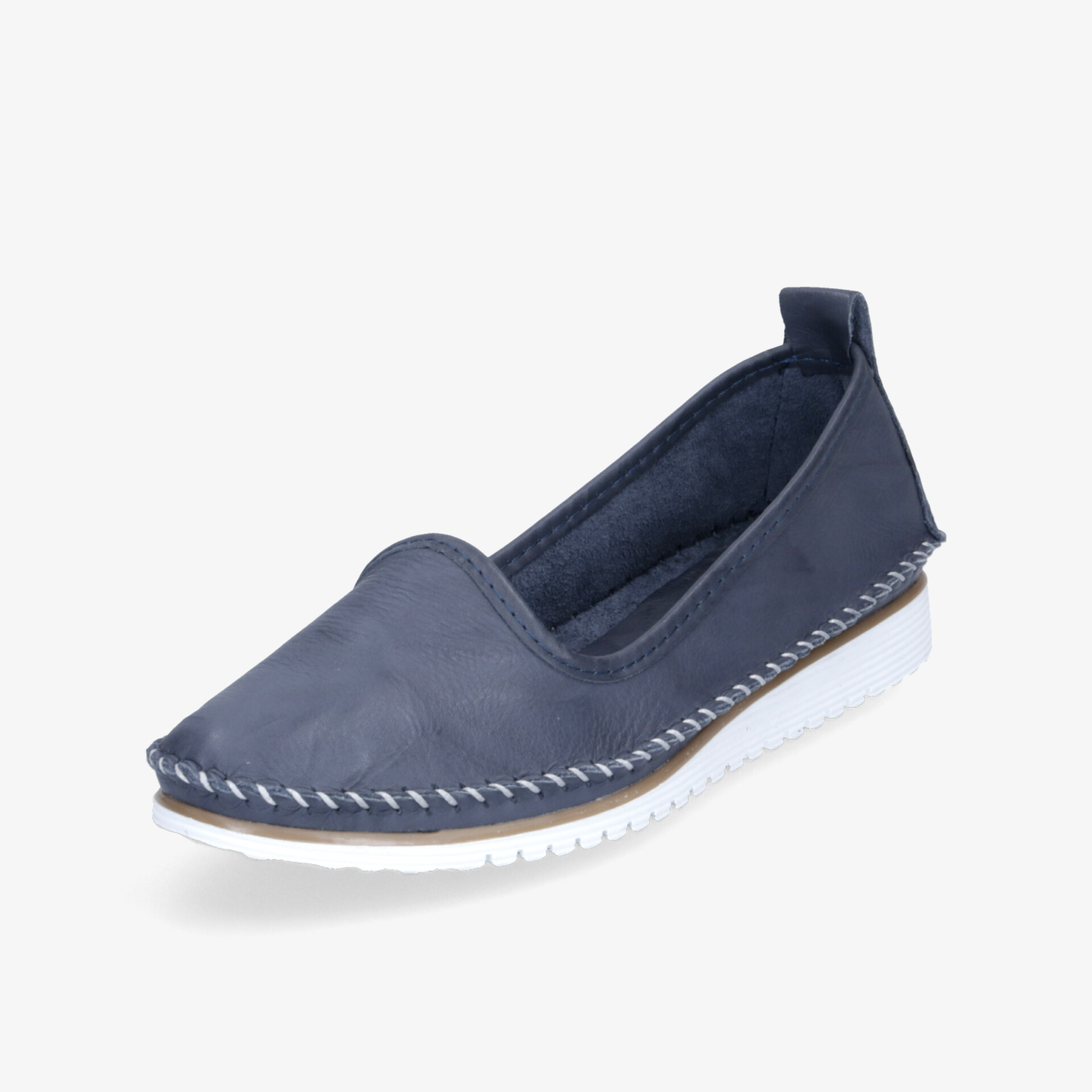 Andrea Conti Damen Slipper blau