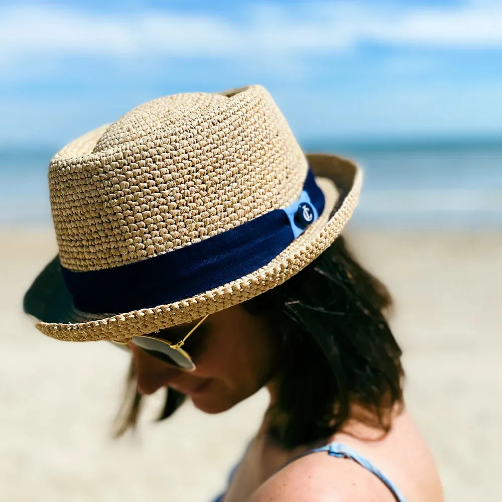 Chapeau Porkpie Raphia Le Chapoté