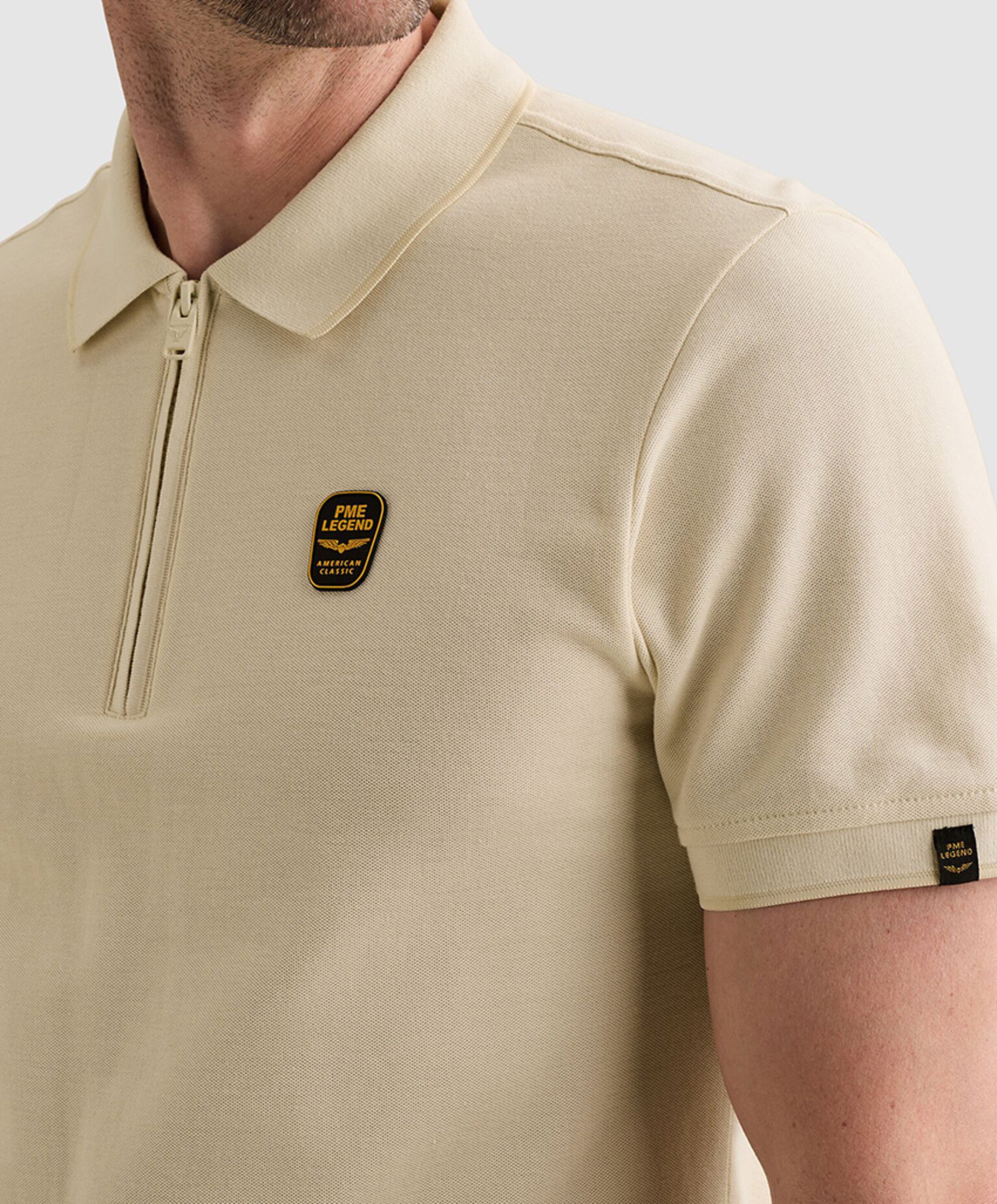 PME Legend Heren polo ecru