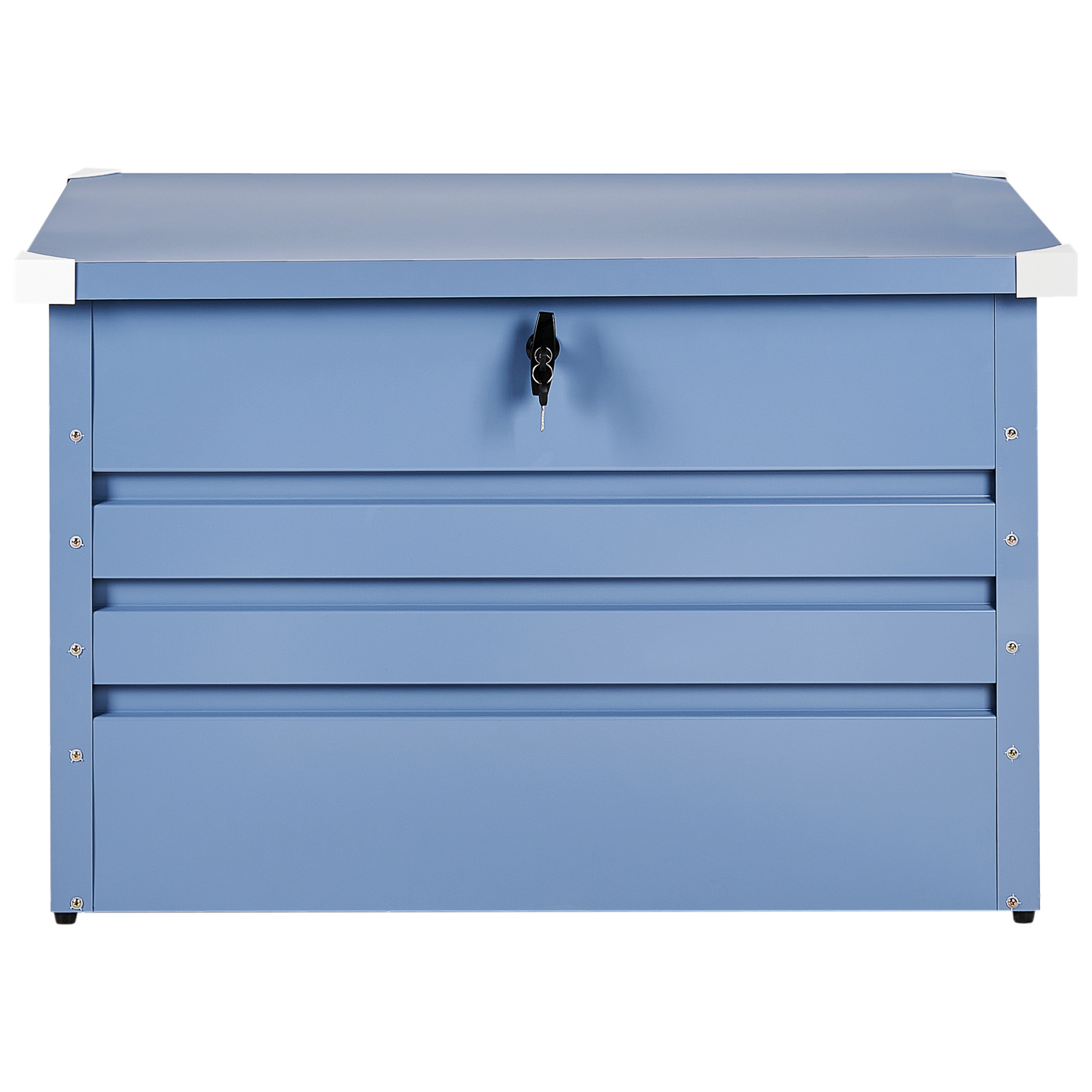 Beliani - CEBROSA - Kussenbox - Blauw - 300 l -  Staal