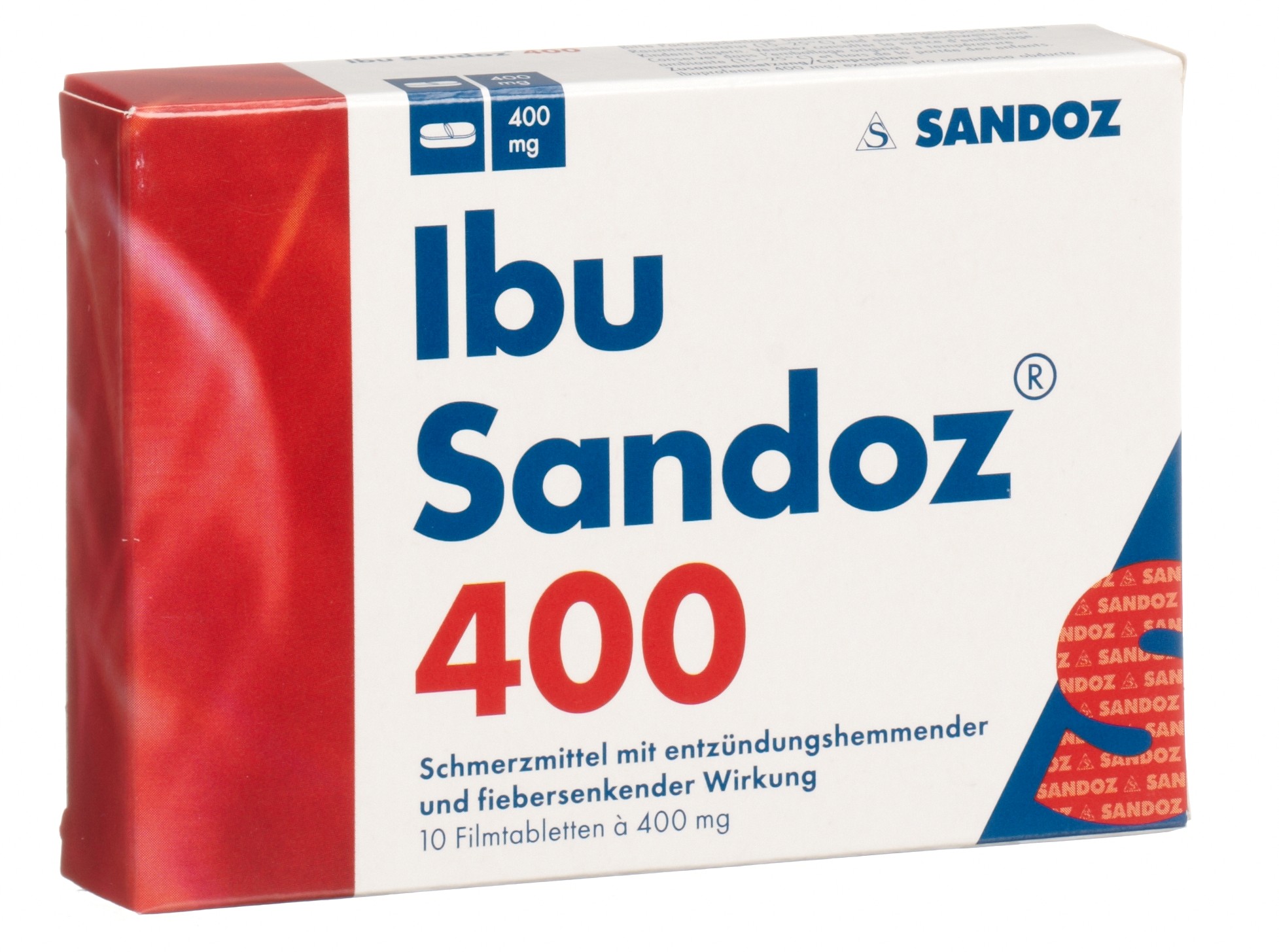 IBU Sandoz 400 mg<br>10 Stück, Blister, Filmtablette