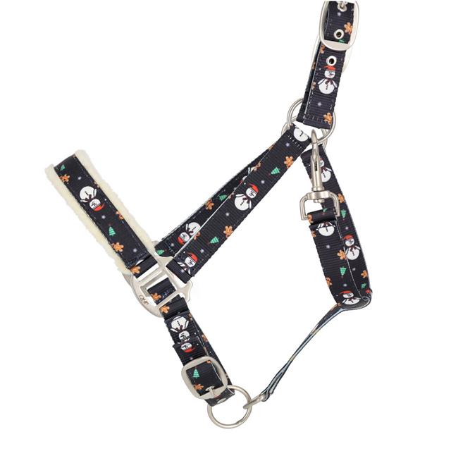 Halster QHP Kerst Sneeuwpop Donkerblauw