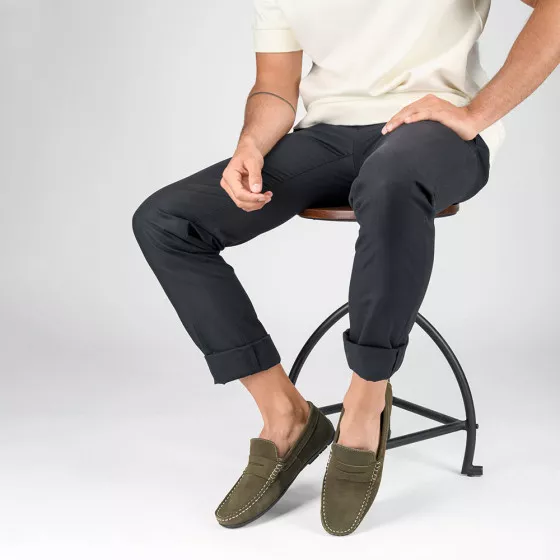 Mocassins VERT MEGIS CASUAL