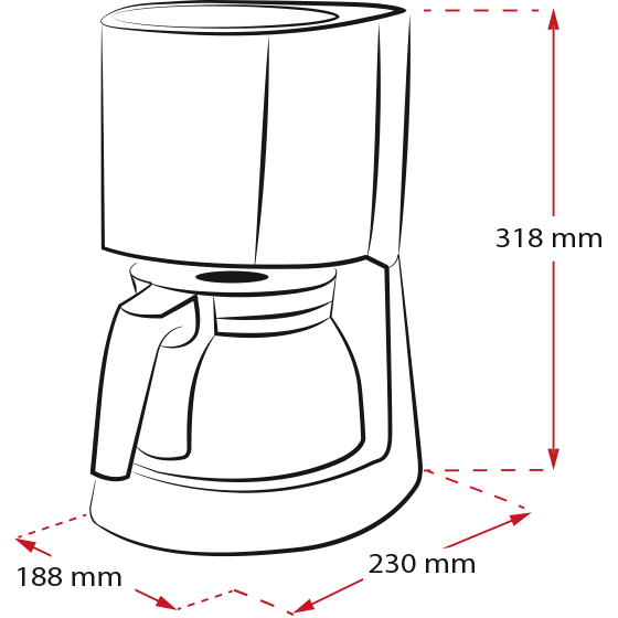 Enjoy® Top|Filterkaffeemaschine Weiß