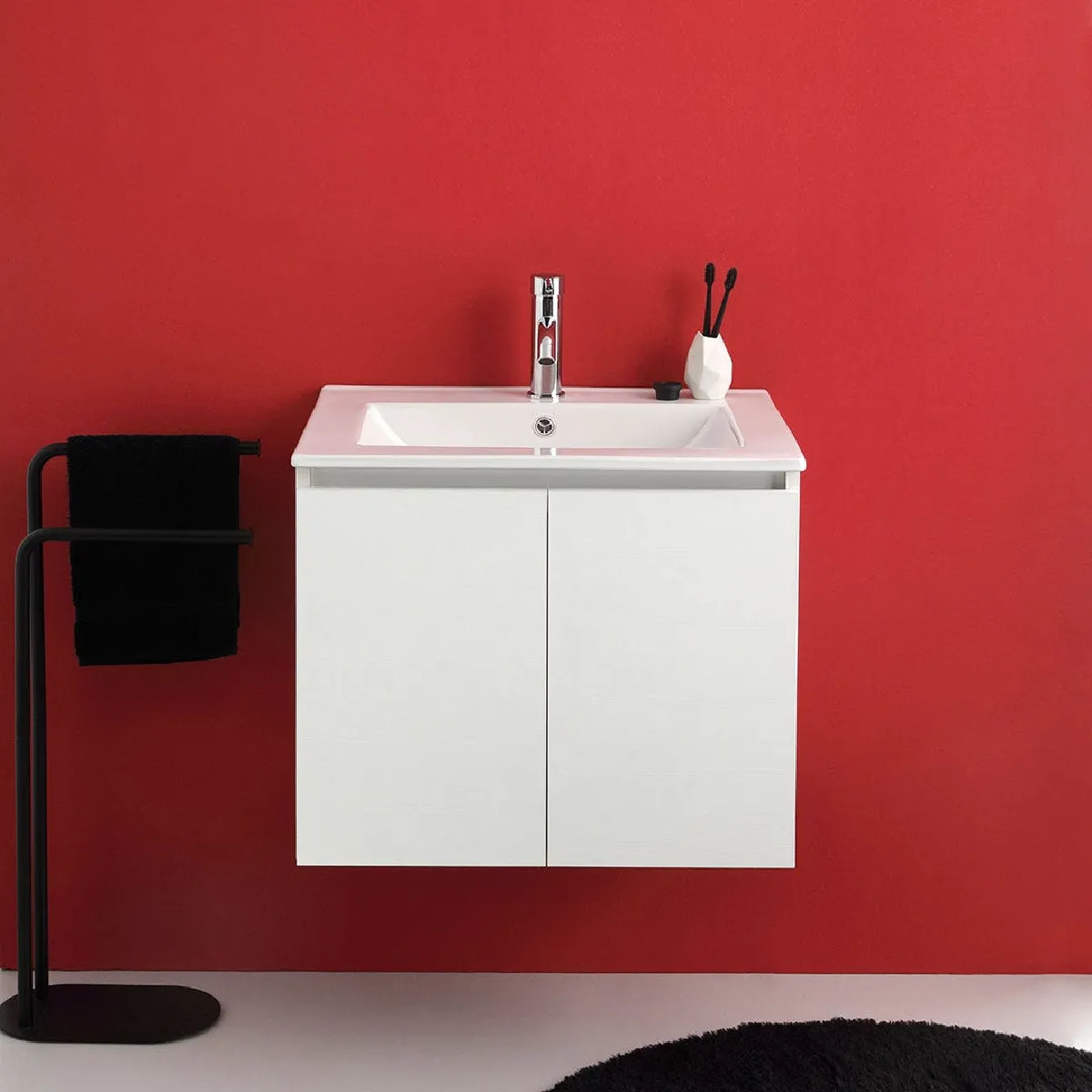 Kiamami Valentina Meuble salle de bain suspendu 60cm - Bilbao