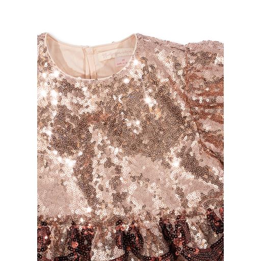 Konges Sløjd Starla Bow Wow Kjole, Gold Blush, 104 cm