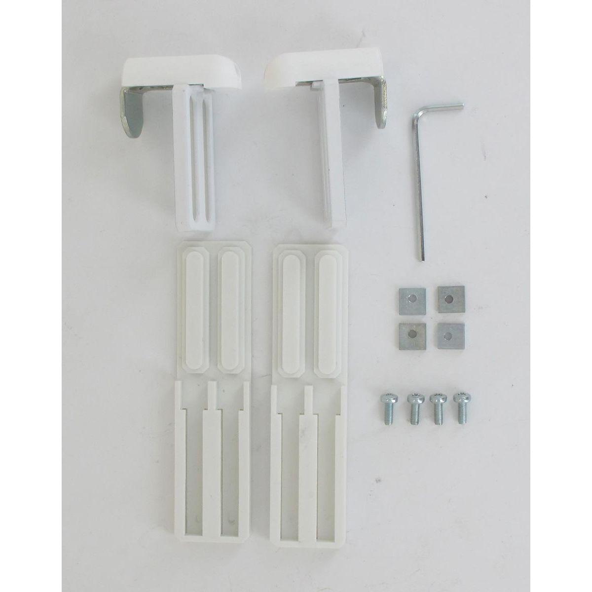SUPPORTS POUR FENETRE A AERATION X2 BLANC