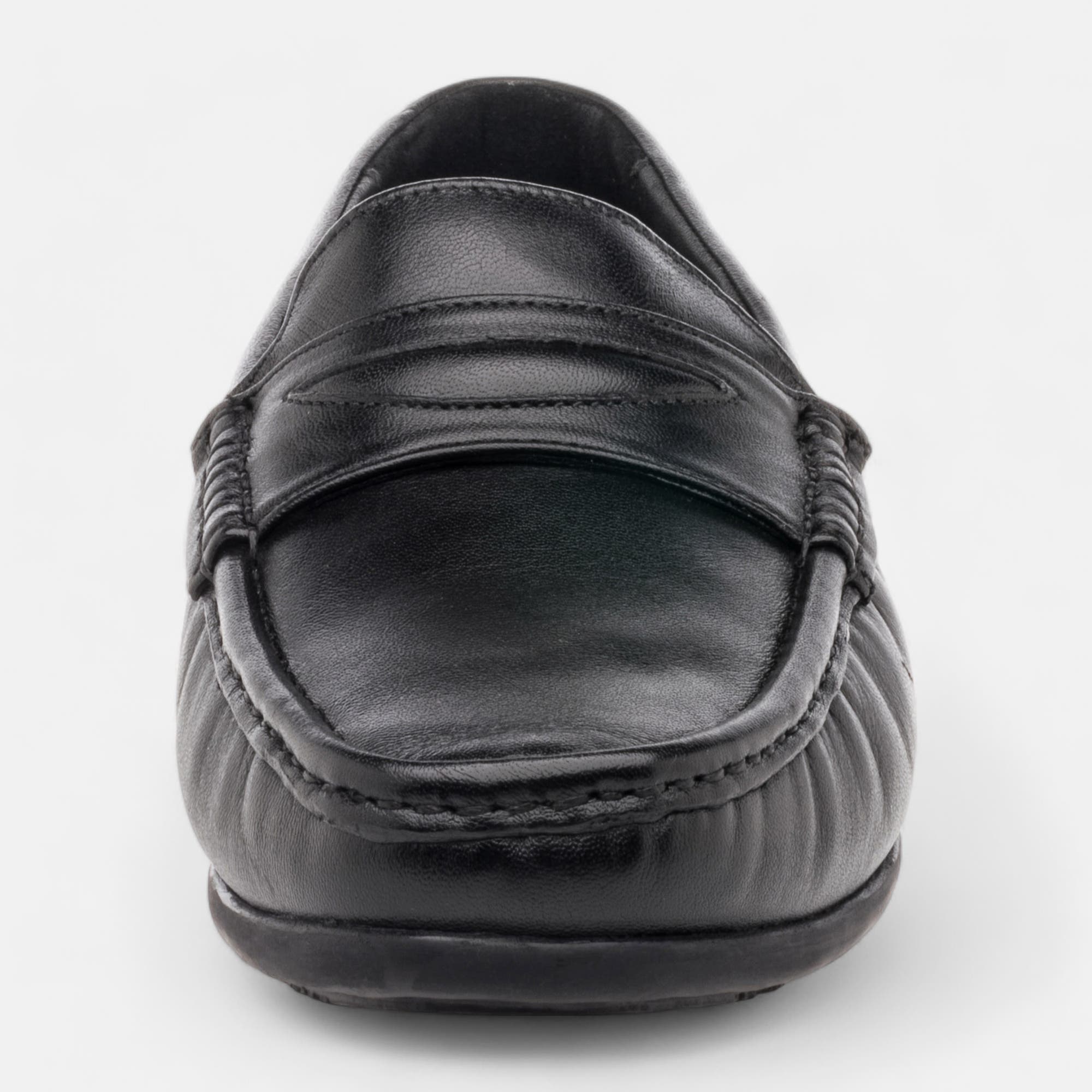 Mocassins Homme en cuir noir
