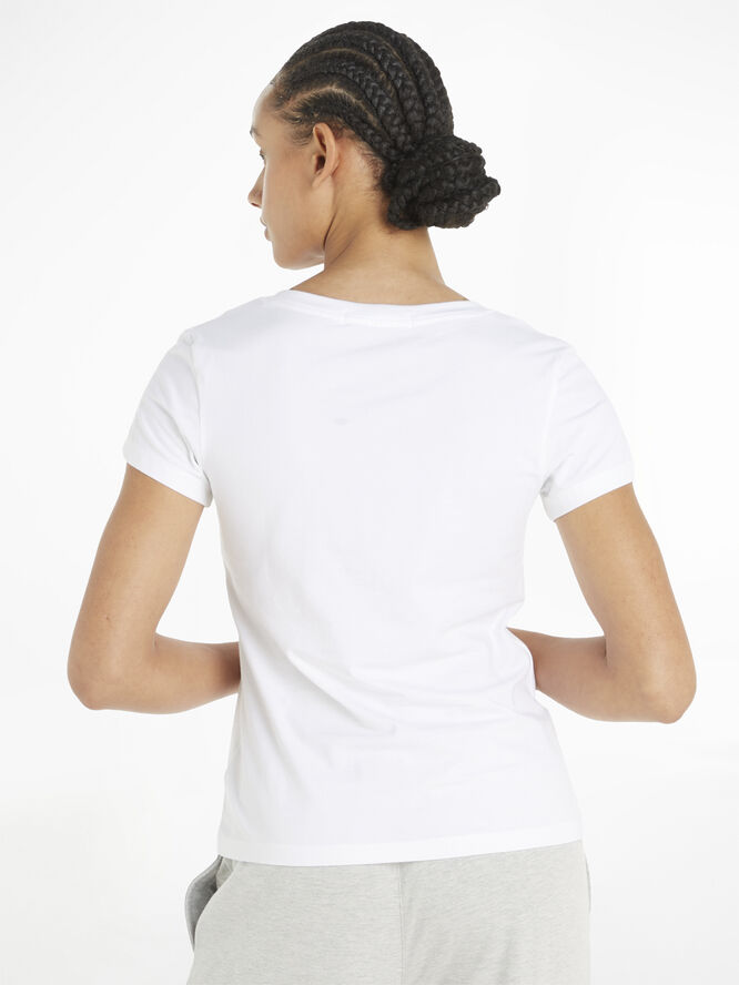 Calvin Klein CK EMBROIDERY STRETCH V-NECK Yaf