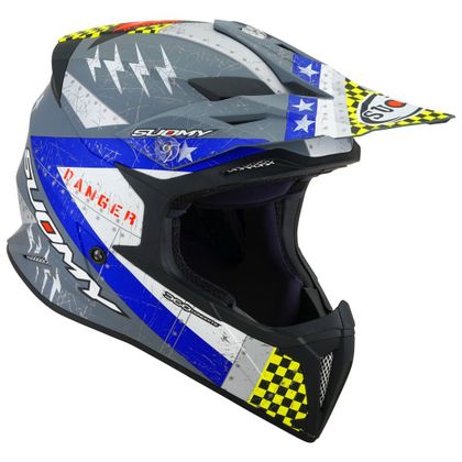 Casque cross Suomy X-WING - JETFIGHTER 2024 - Bleu