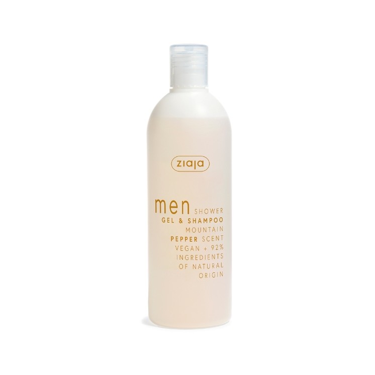 Ziaja Yego Douchegel en Haarshampoo Bergpeper 400 ml