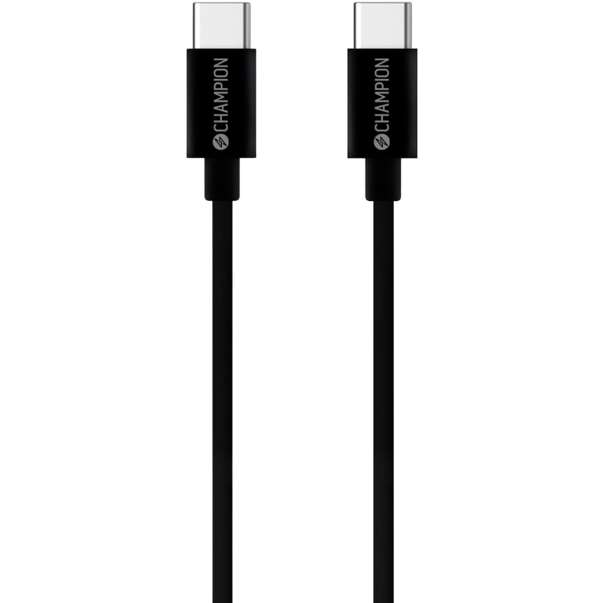 Champion USB-C-kabel 60W 1m Sort