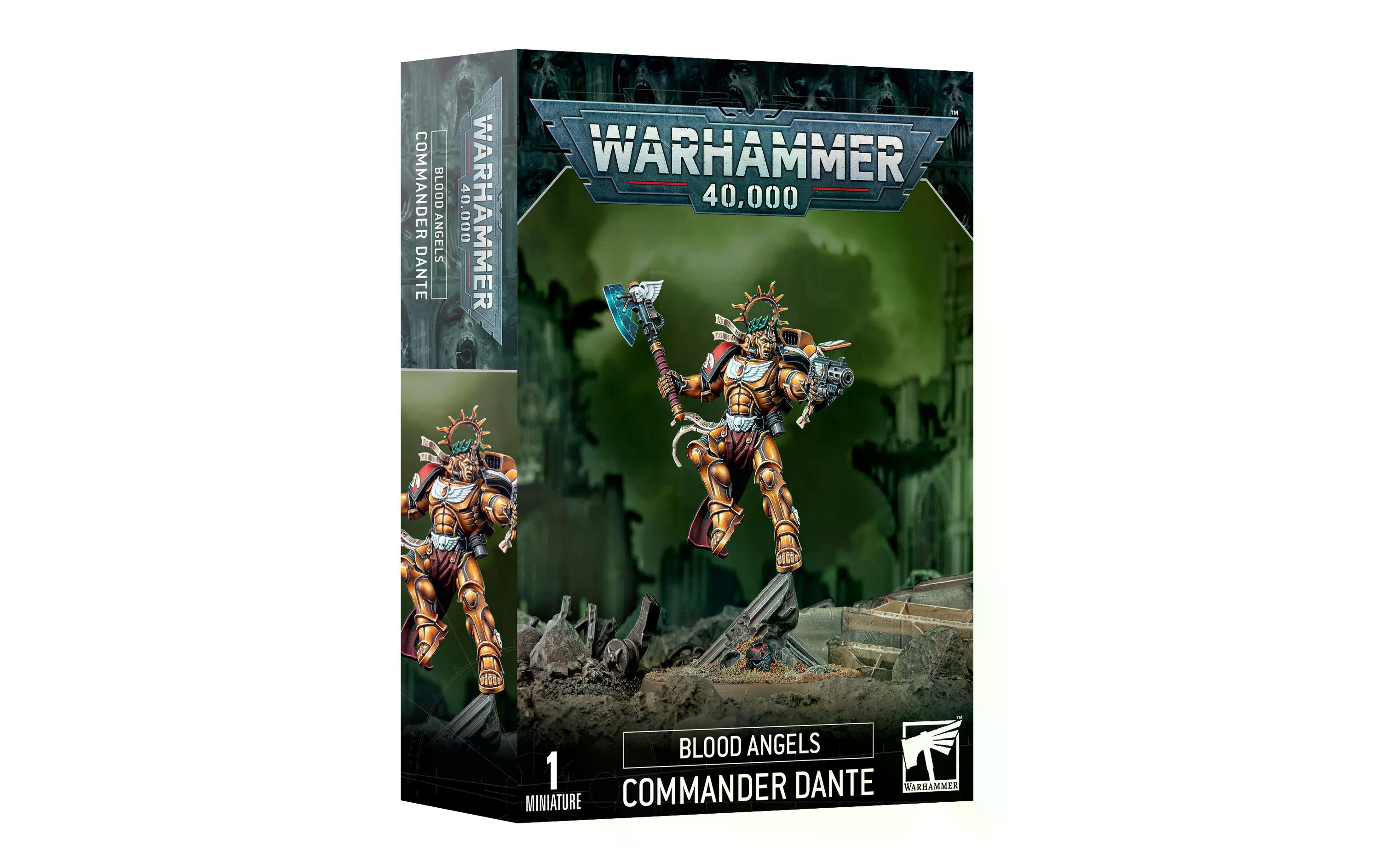 Figur Warhammer 40.000 Commander DanteWarhammer 40.000 Miniatur: Blood Angels Commander Dante