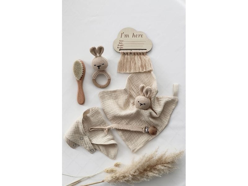 Oykami Geschenkset Salzburg Bunny Beige Geschenkbox zur Geburt