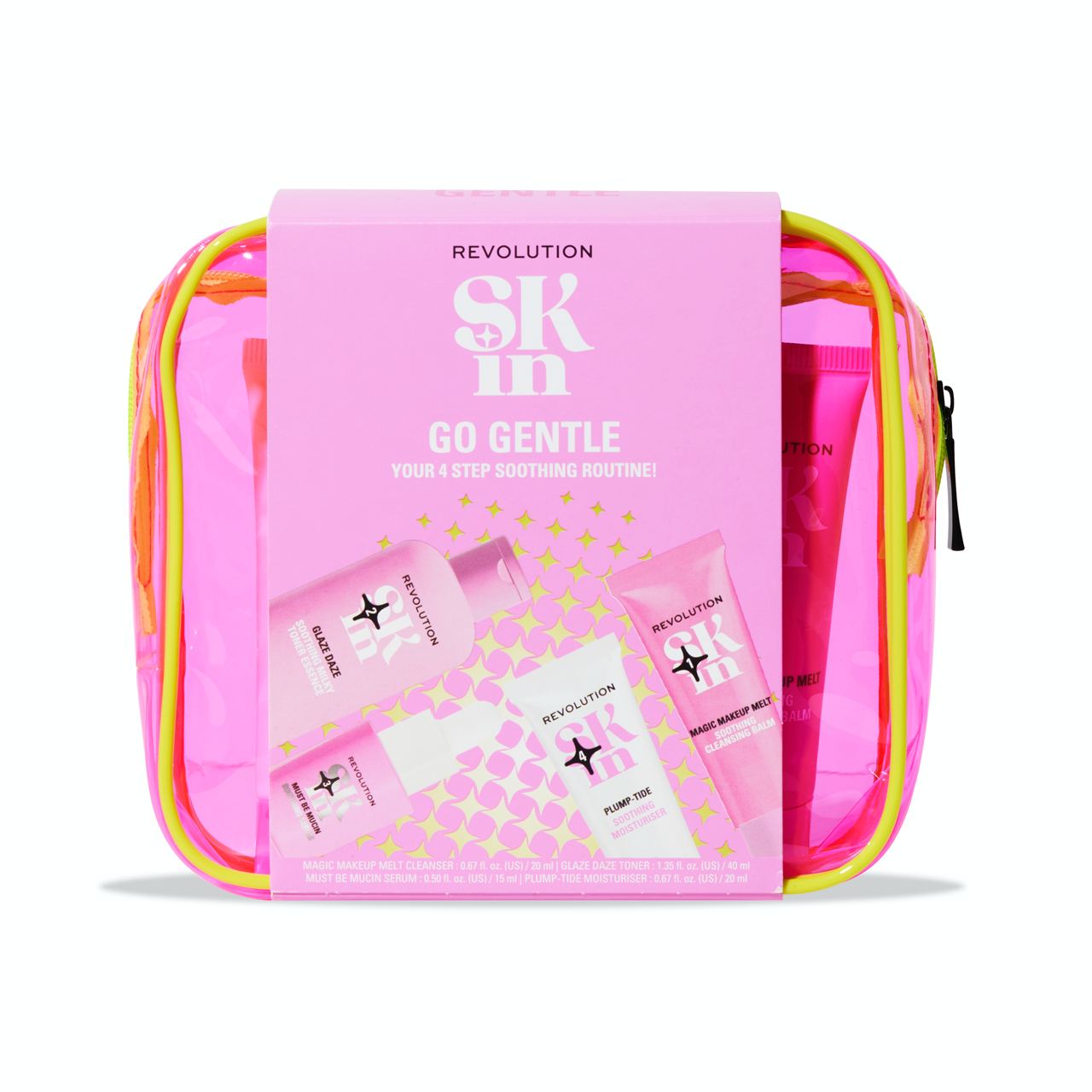 Revolution Skin - Bolsa de rotina facial - Go Gentle