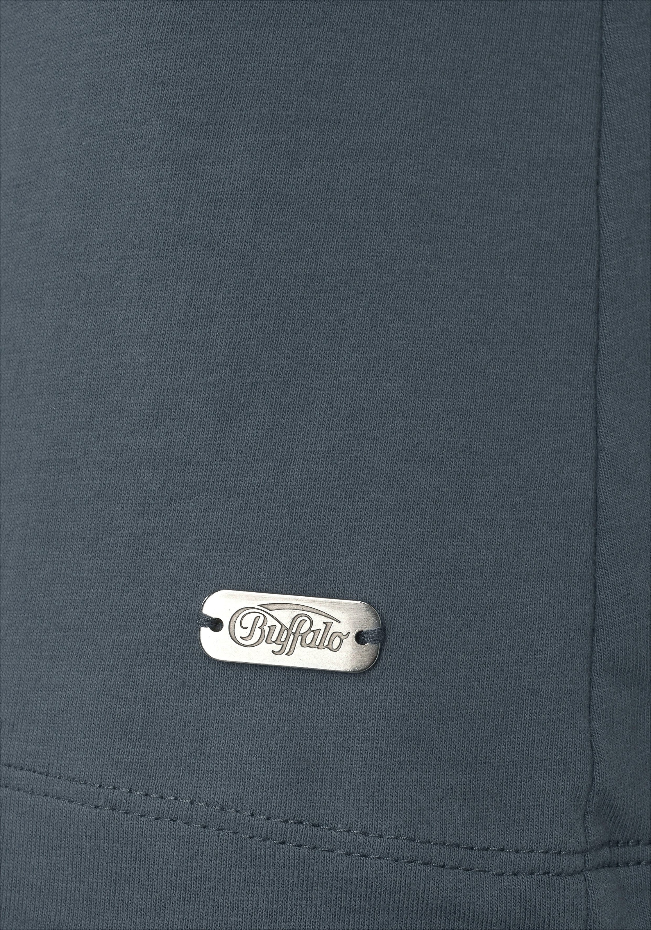 Buffalo Shorty, 2 mit gemusterter Shorts und softem Basic T-Shirt
