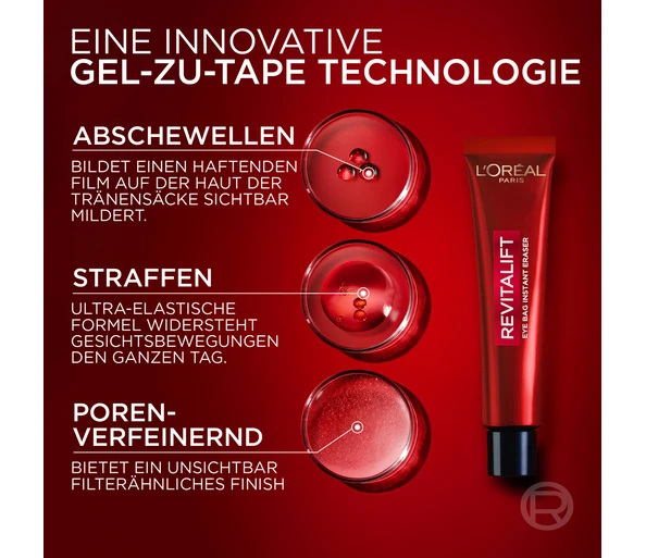 L'ORÉAL PARIS Revitalift Laser Anti-Tränensack Sofort Lifting Augenpflege