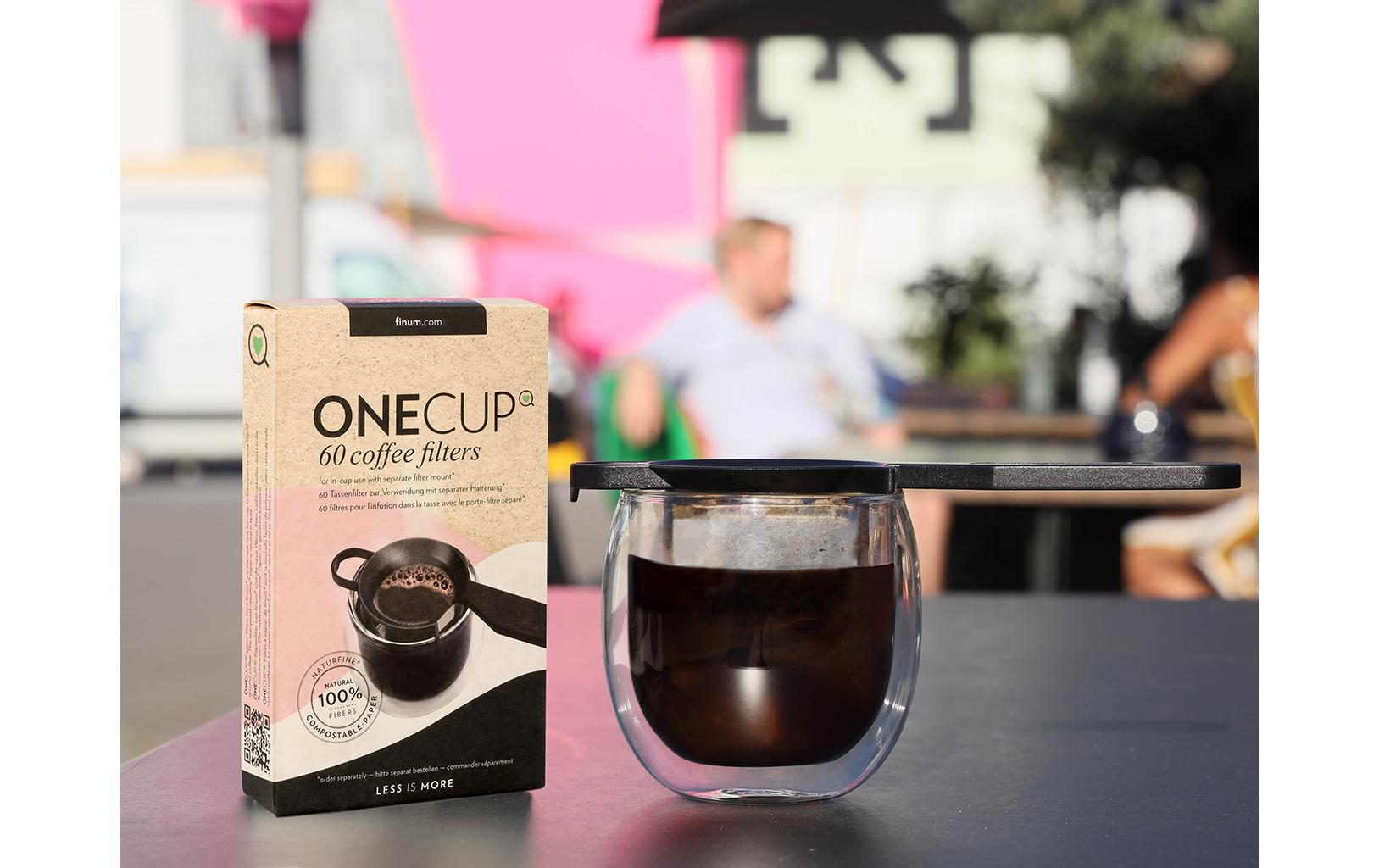 Kaffeefilter One Cup 60 StückKompostierbarer Kaffeefilter