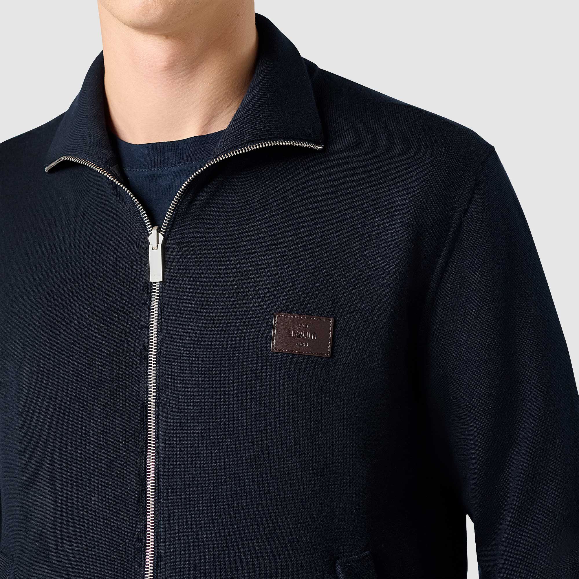 Blouson Reversible En Laine