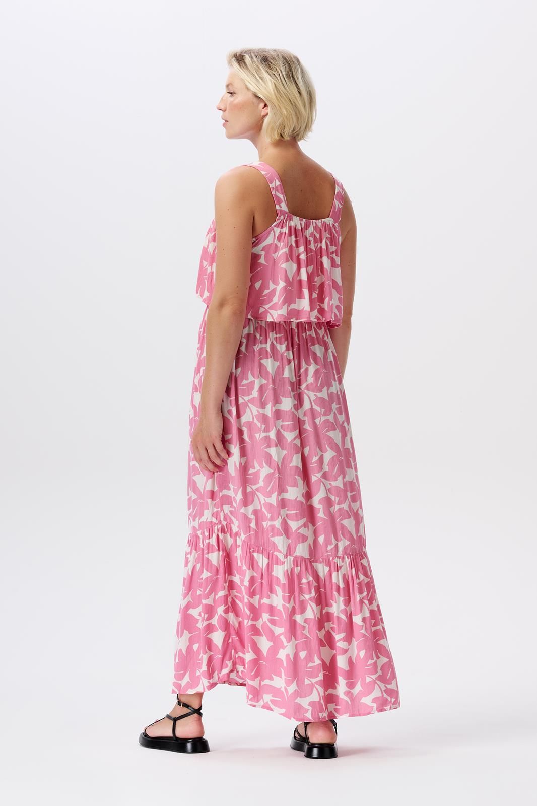 Noppies Maternity Maxi-jurk met voedingsfunctie Han - Rosebloom Big Flower