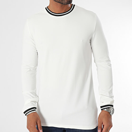 Tee Shirt Manches Longues Blanc