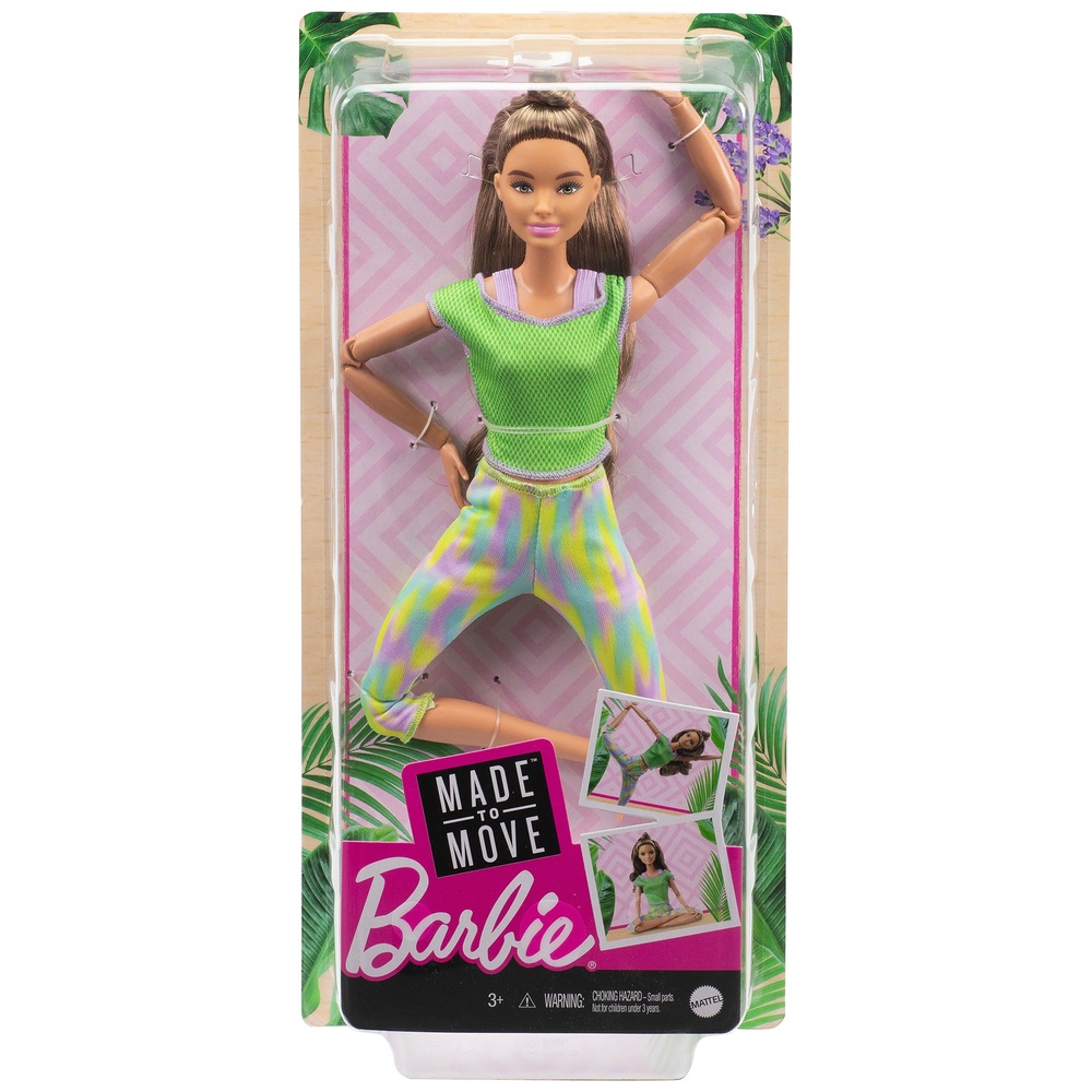 Barbie Made to Move Brünette mit Dutt