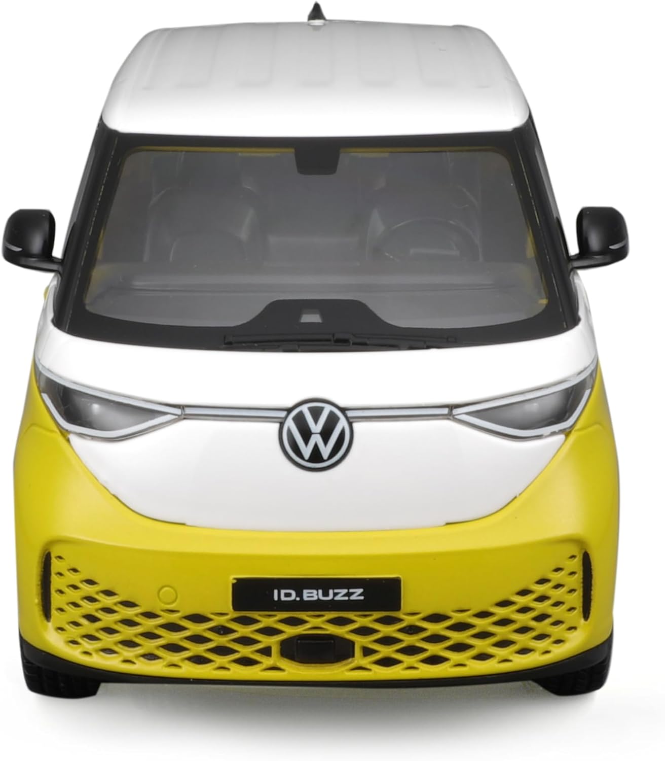 Maisto 32914Y - Modellauto - VW ID.Buzz (weiß-gelb, Maßstab 1:24) Modell Auto Spielzeugauto