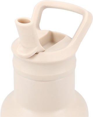 Kidzroom Beary Excited  Rustfritt stål Vannflaske 350ml, Beige