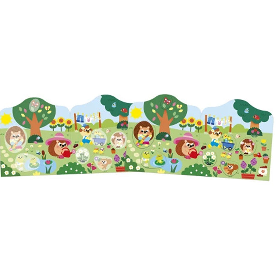 Janod stickerboek de tuin