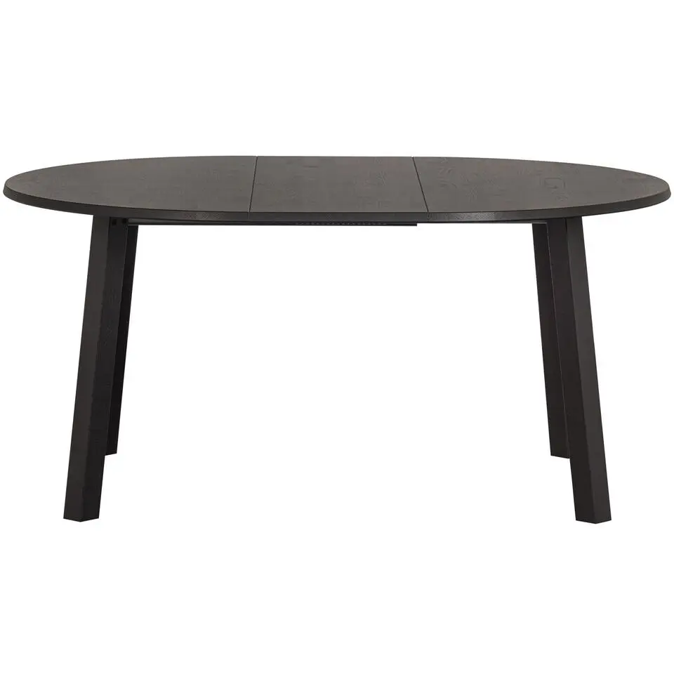 WOOOD Lange Jan Uitschuifbare Eettafel - Eiken - Zwart - 75x120x120