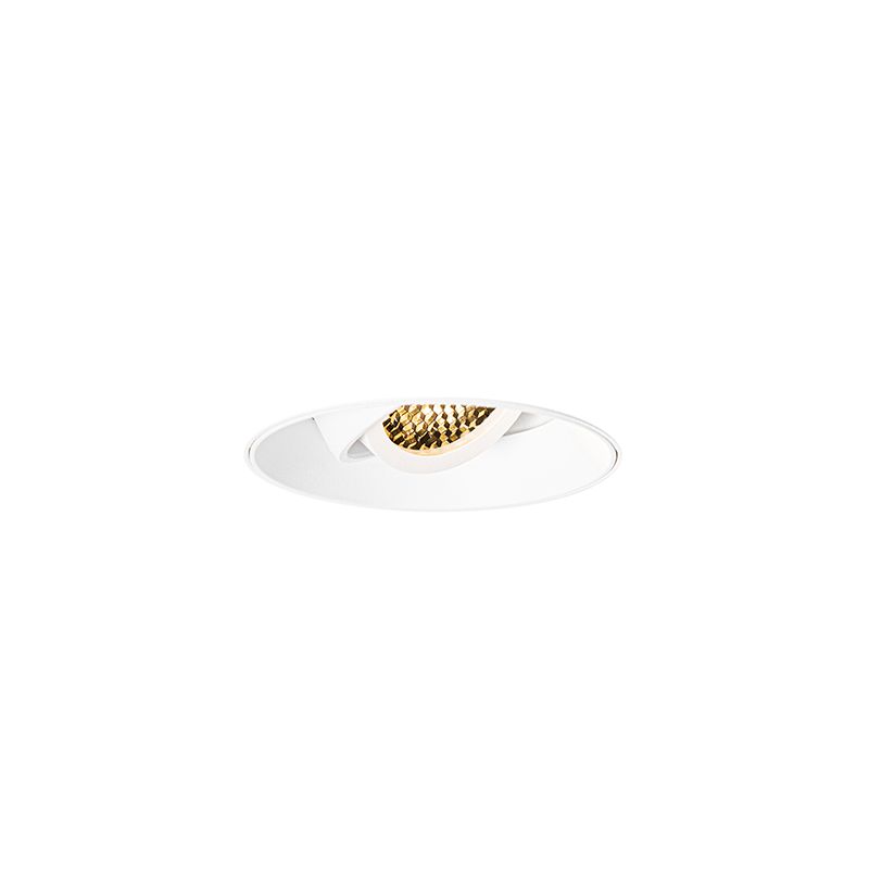 Set van 6 Moderne inbouwspot wit GU10 rond trimless - Oneon Honey