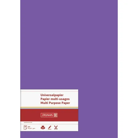 BRUNNEN Briefbogen, lavendel, 80g/m², A4, 50 Bogen