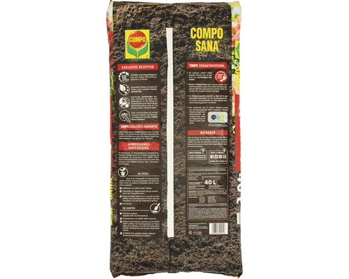 COMPO SANA® rozengrond voor perk- en potrozen, 40 L