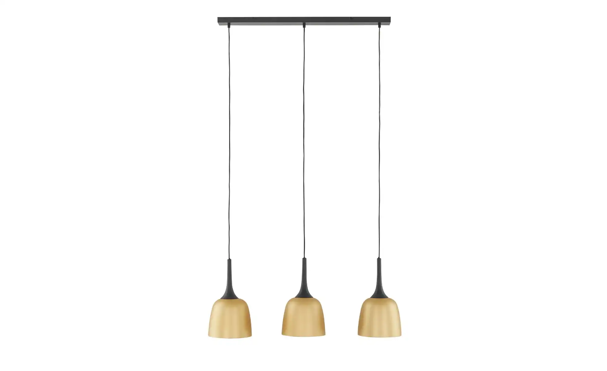 Trio Pendelleuchte, 3-flammig, Messing-matt