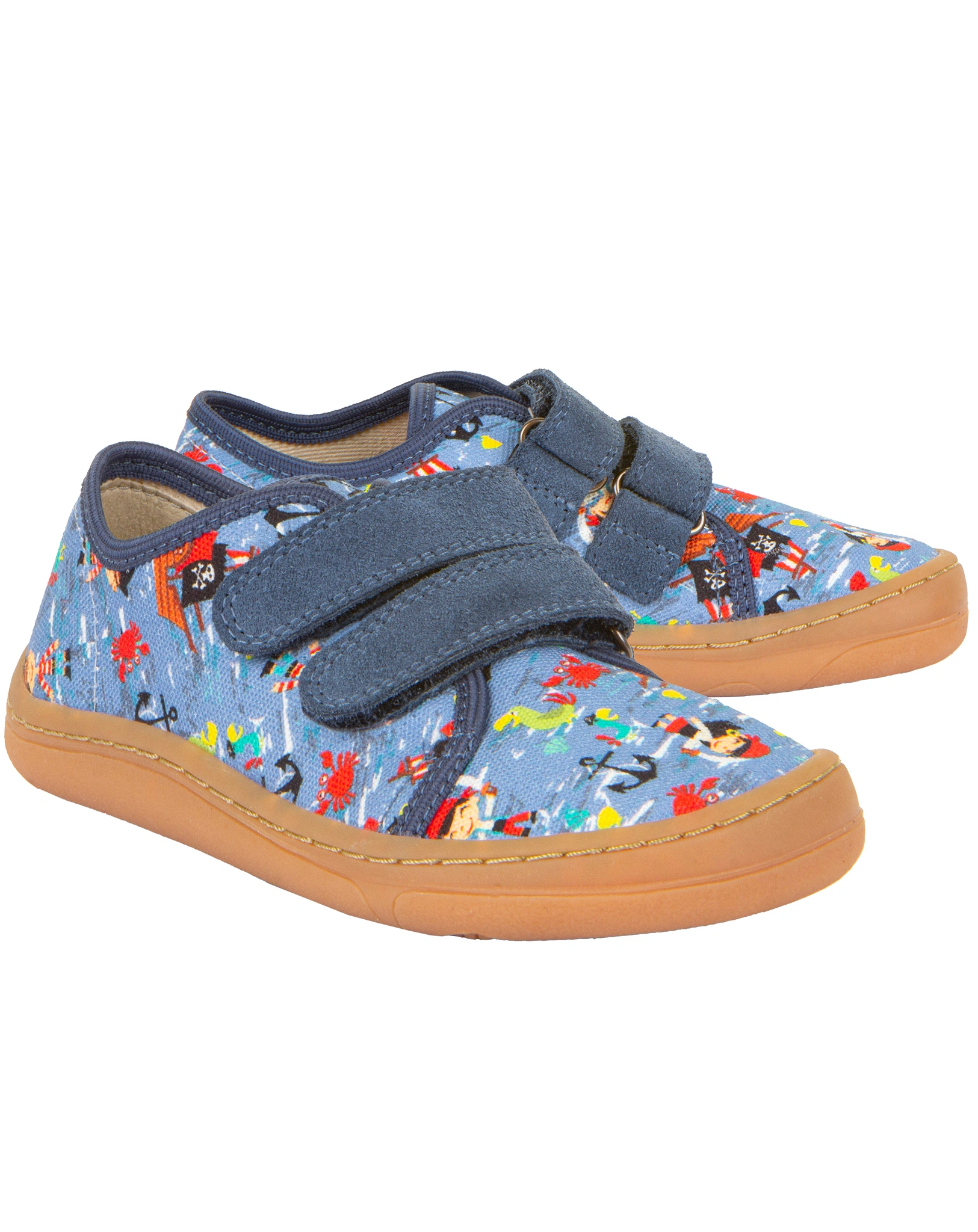 Klett-Halbschuhe CANVAS PIRAT in denim