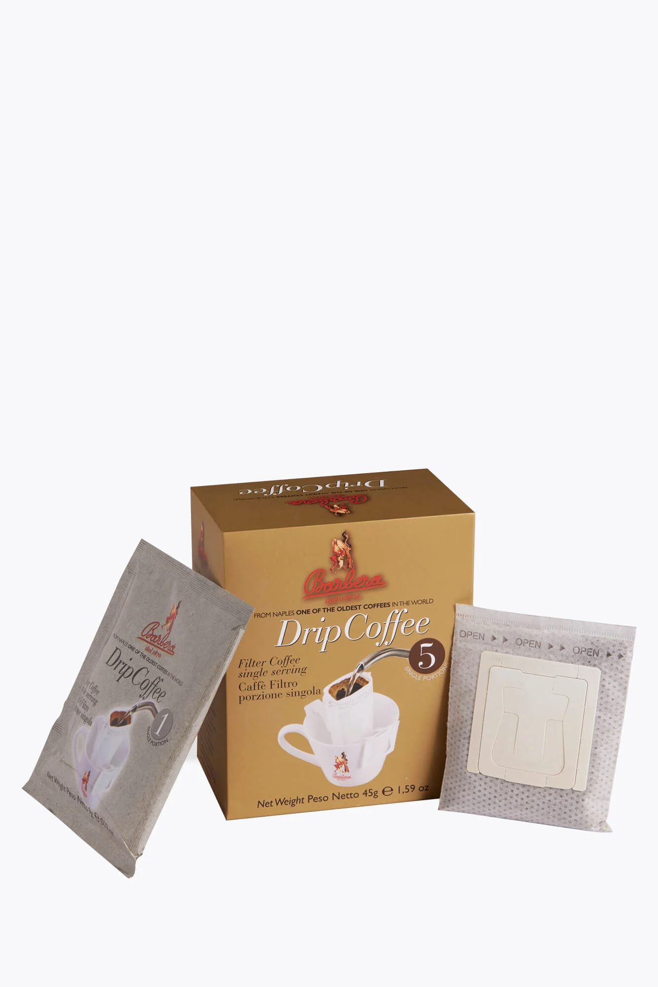 Barbera Drip Coffee 5x9g Bags