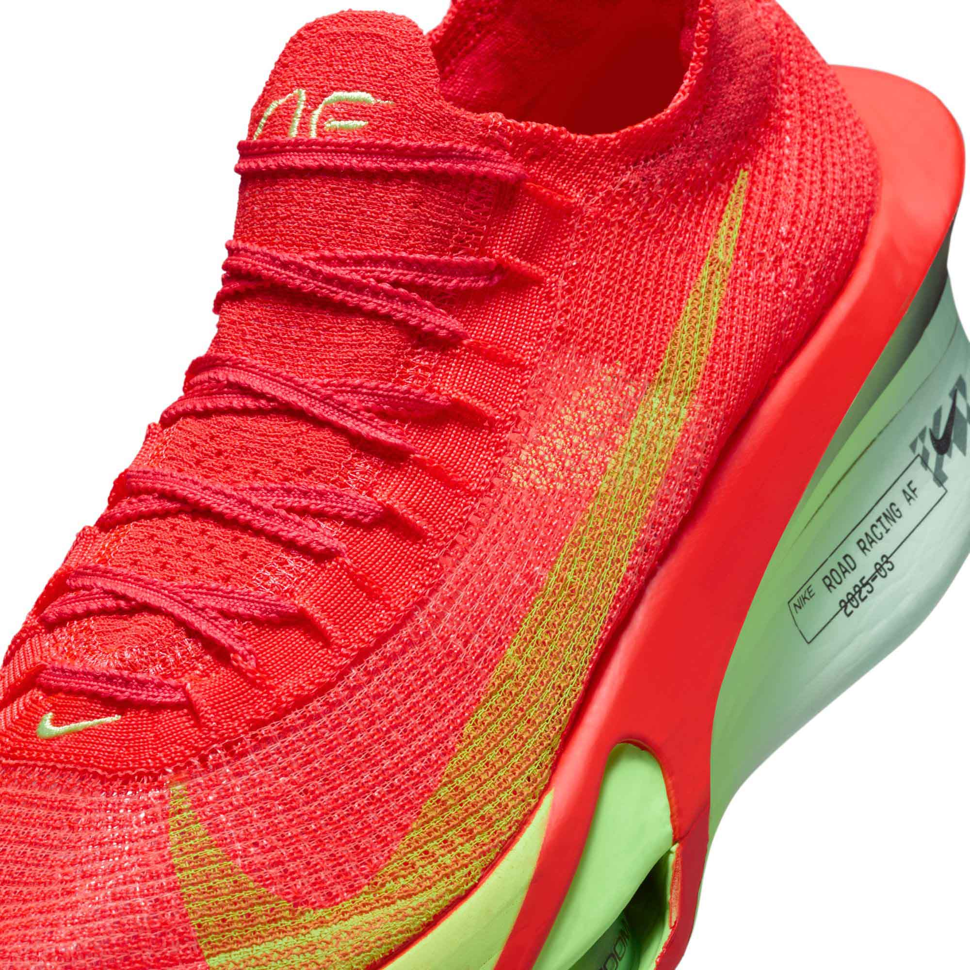 Alphafly 3 Herre 600/Bright Crimson/Lime Blast/Mint Foam/Cave Purple