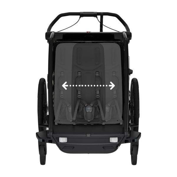 Thule Chariot G3 Sport 2 Fietskar - Black
