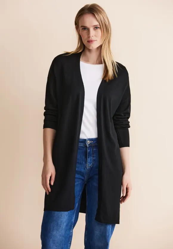 Langer Cardigan - Black