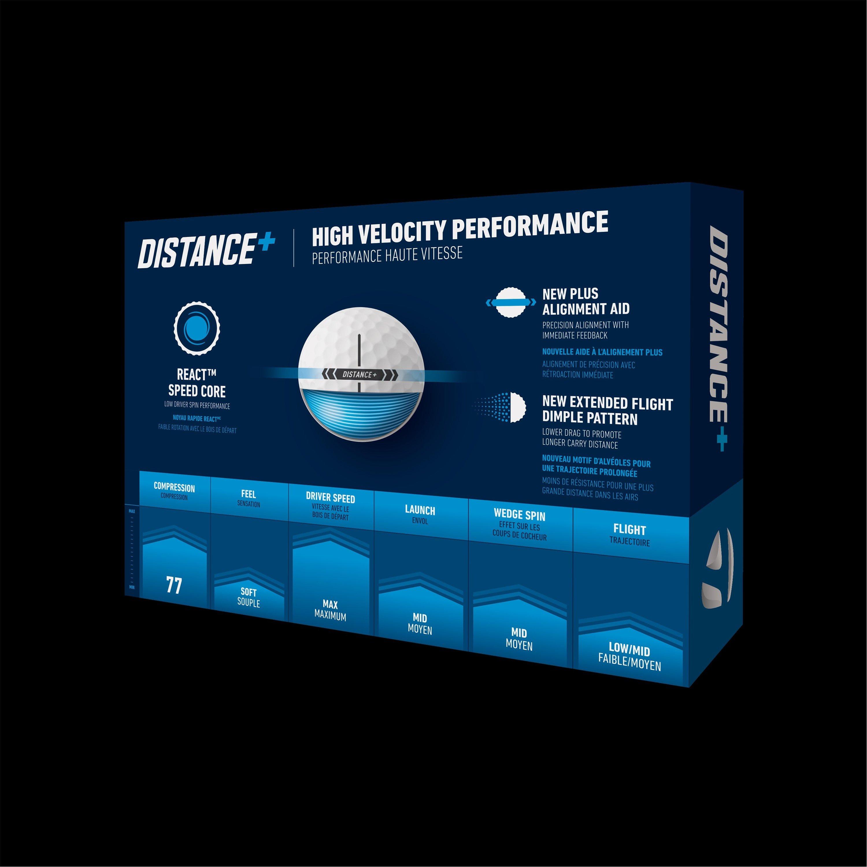 TaylorMade Distance Golf Balls 12 Pack
