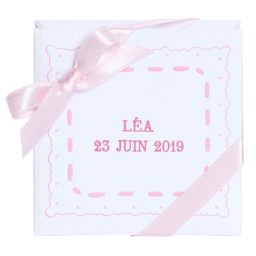 MINI BOITE CALIN CARREE ROSE