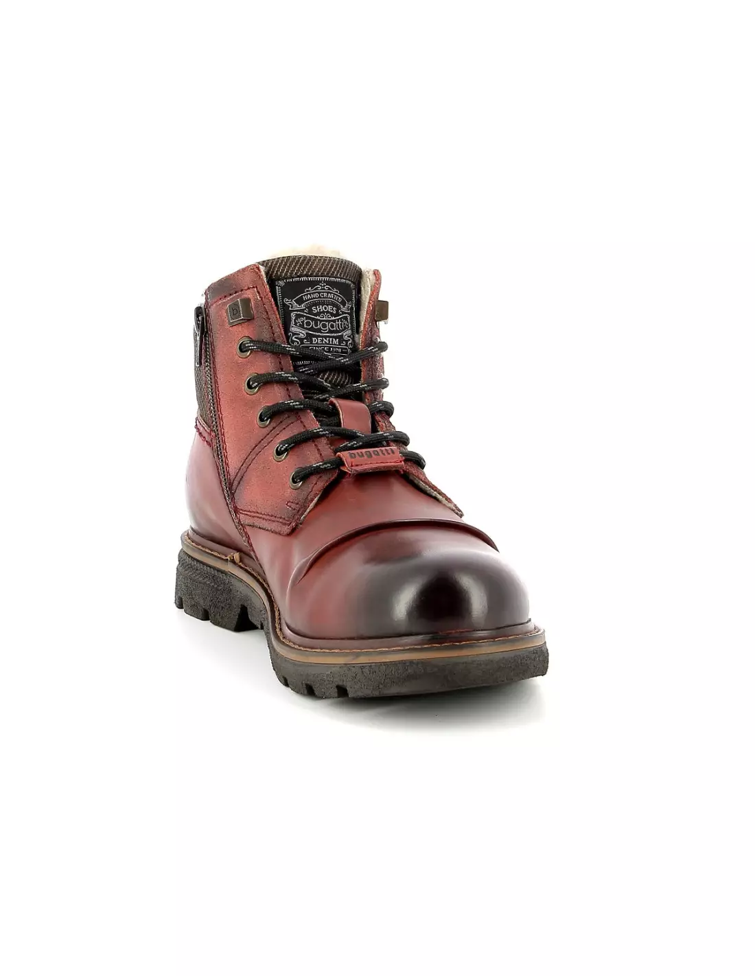 BUGATTI SCARUS - Bottines & boots Darkred