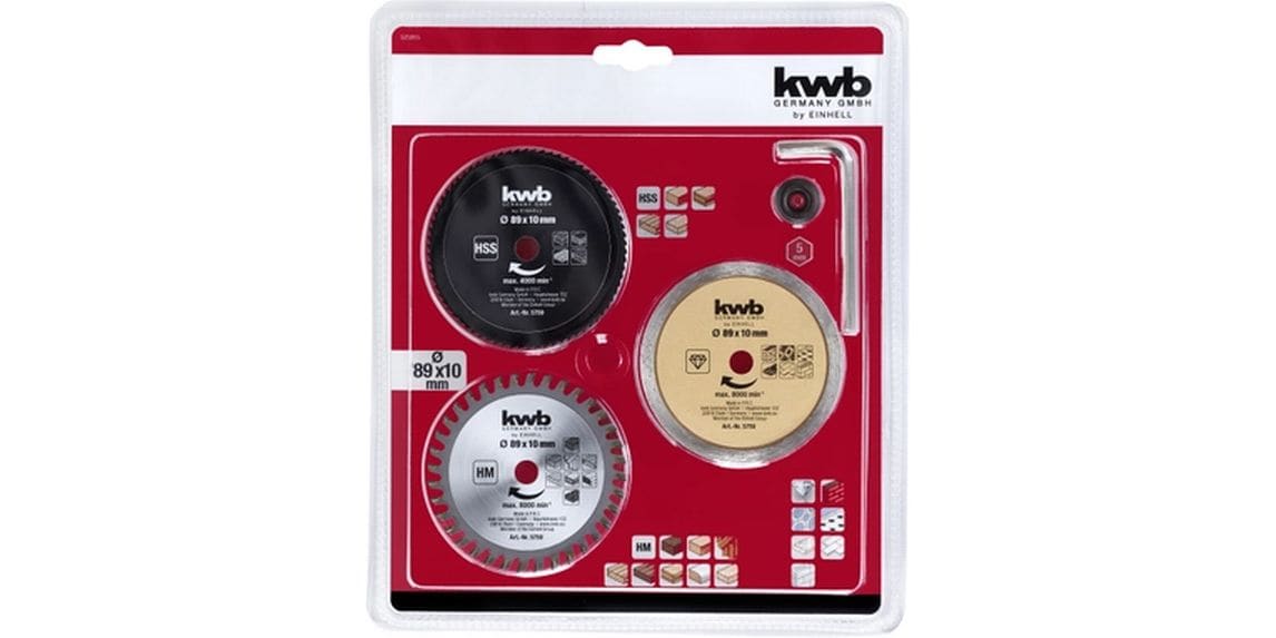 Einhell Kreissägeblatt-Set 49575915 Mini-Handkreissägen-Zubehör