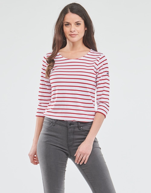 Armor Lux - MARINIERE ARMOR - Blanc / Rouge