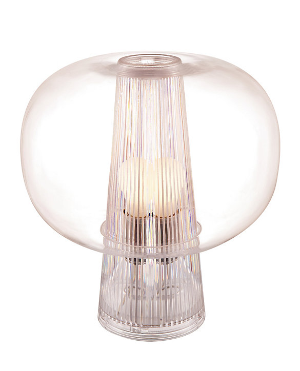 Lampe à poser Delmez E27 IP20 transparent